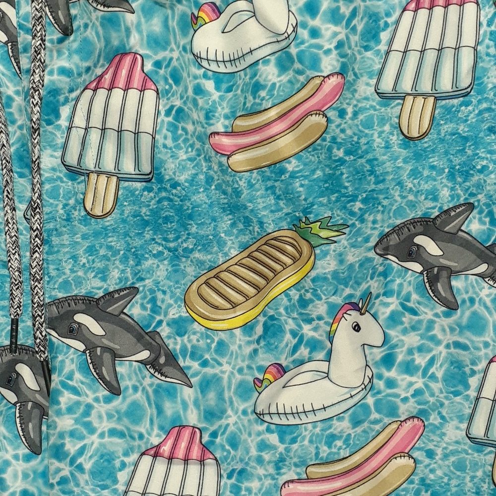 Neff Pool Float All Over Print Board Shorts Swimm… - image 3